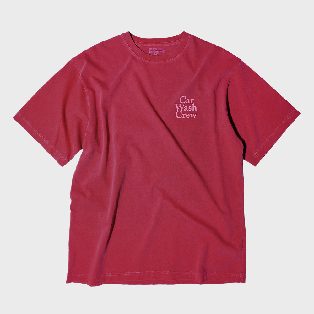 PIGMENT LOGO T-SHIRTS RED