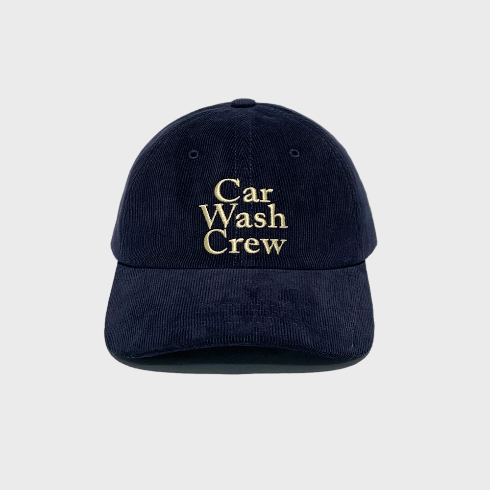 CAR WASH CREW CORDUROY BALL CAP NAVY