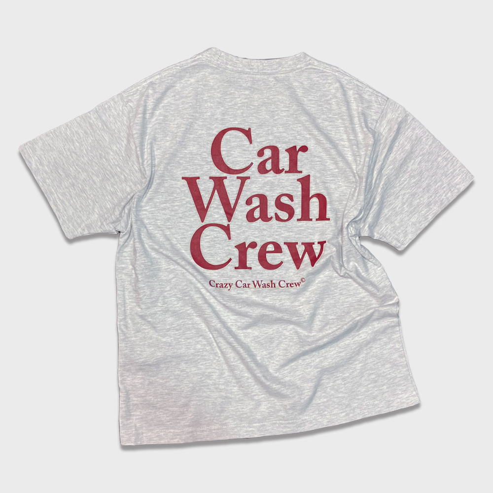 CAR WASH CREW T-SHIRTS ASH GREY