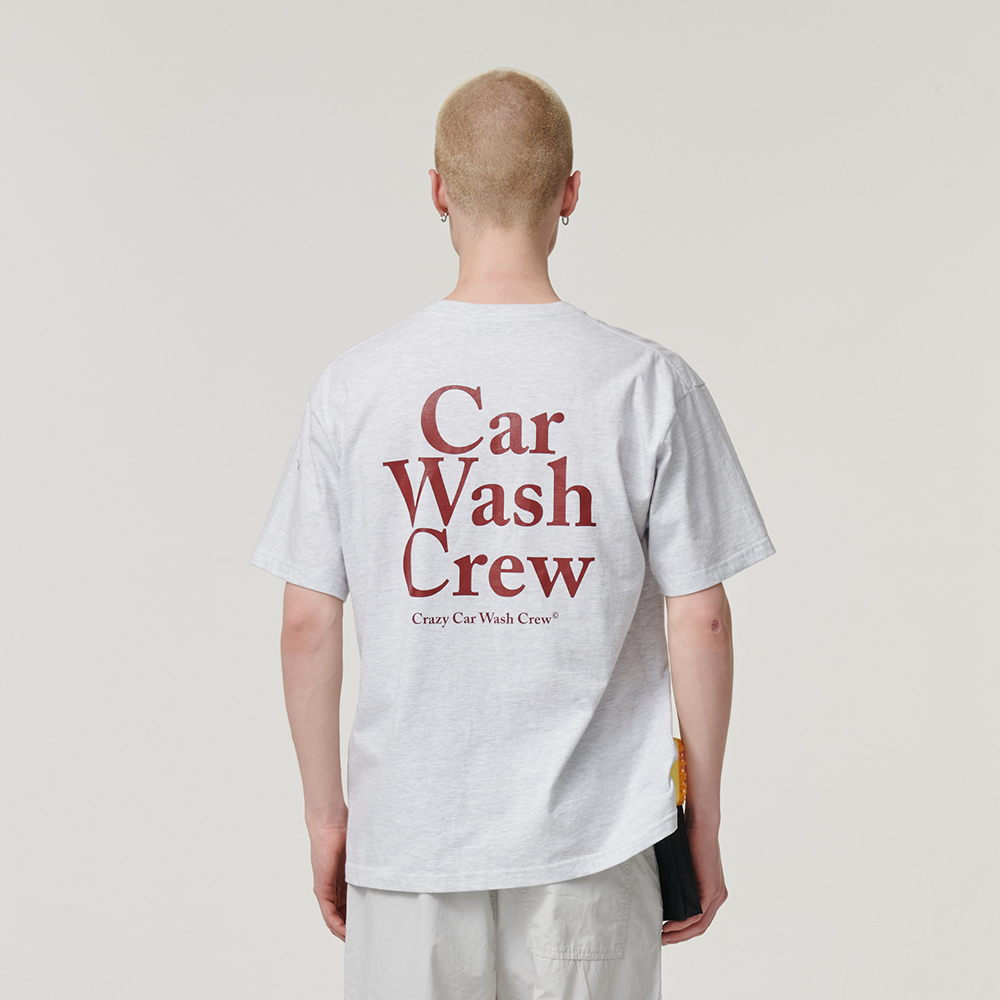 CAR WASH CREW T-SHIRTS ASH GREY